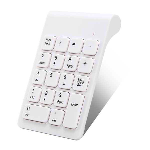 268 Siffertangentbord Plug and Play Snabb Respons 18 Tangenter 2.4G Trådlöst Mini Ultratunt Numeriskt Tangentbord för Kontor
