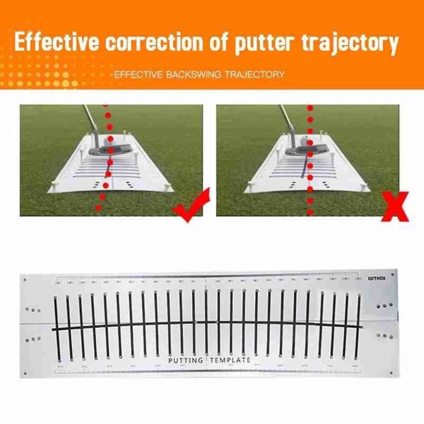 Golf Puttmatta Tränare inomhus Putting Green Pad Utrustning Golf Svinga Rikta Linje Träning Hjälpmedel Filt Kit