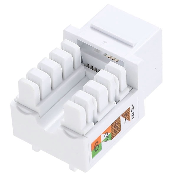 10-pack Cat6 Keystone-uttag, Ethernet-vägguttag, Cat6 Nätverkskoppling - Cat5/5e/6 Kompatibel