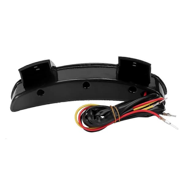 Motorcykel LED Baglygte Bremslys Tilbehør Transparent Modificeret Lampe (Røg)