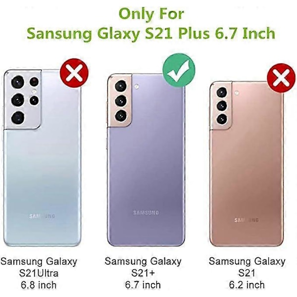 SBSG Samsung Galaxy S21 Plus 5G Cover Belægning Glitrende Luksus Diamant Gitter Cover til Kvinder Piger Kameralinse Beskyttelse Stødsikker Blød Silikone Cover