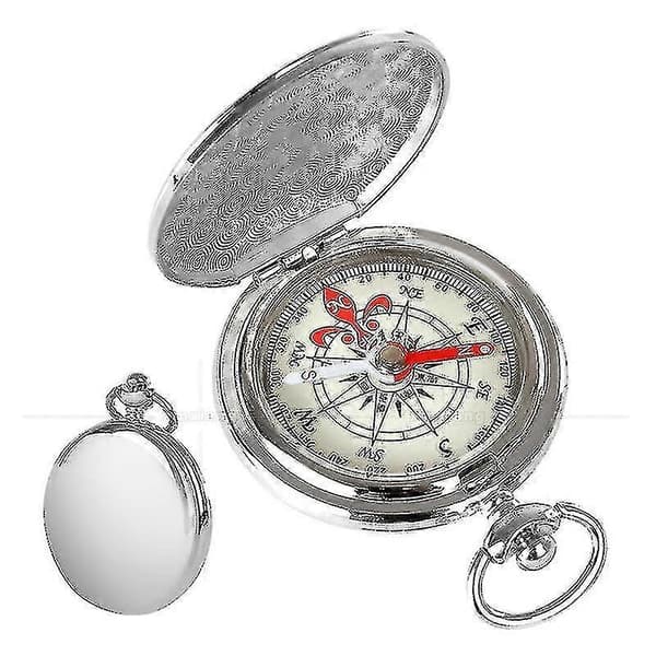 Fickur Flip Kompass Portabel Vandring Navigationskompass Z