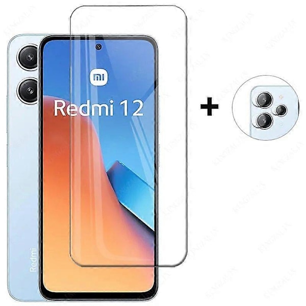 Härdat glas för Xiaomi Redmi 12R Full Coverage Skyddsglas Skärmskydd