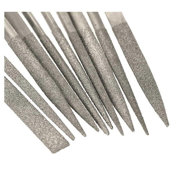 1 Set Gitarrband, Mutter, Sadel, Pickguard Slipning Fil Grupp Set Luthier Reparationsverktyg Silver