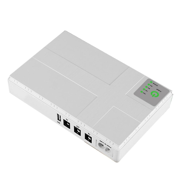 5V 9V 12V Mini UPS Avbrottsfri strömförsörjning USB 10400MAh Batteribackup för WiFi-router CCTV(EU