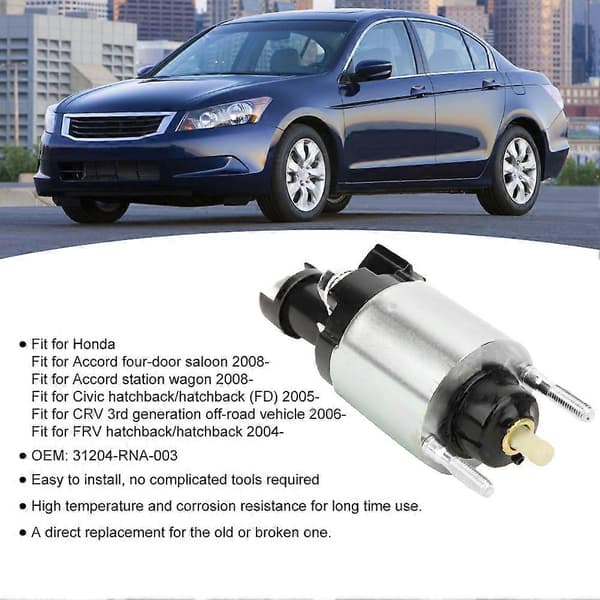 Starter Solenoid Switch Passer til Honda Accord/Civic/CRV/FRV 31204-RNA-003