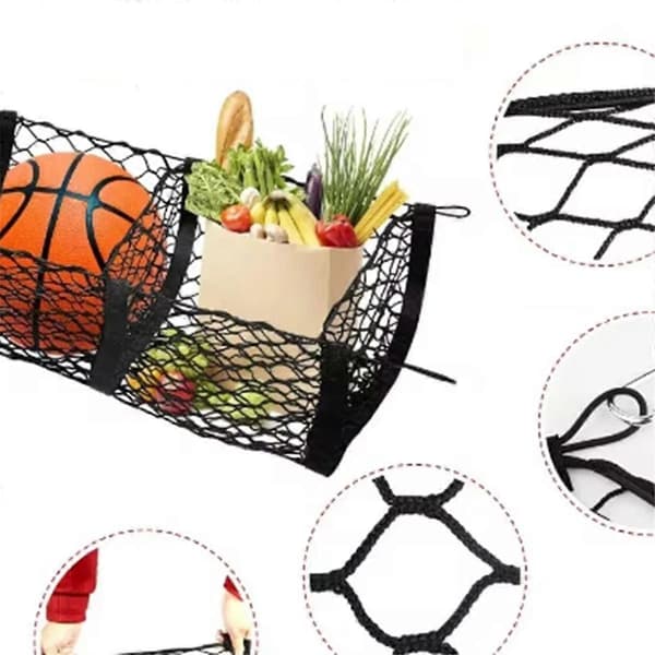 Cargo Net Bagagerums Organizer, Mesh Opbevaringsnet, Bagagerums Cargo Net, Truck Tilbehør Sundrys Stativ, Ca