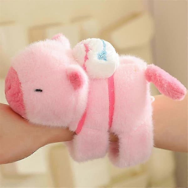 18 cm Kapibara Snäppring Vatten Delfin Docka Armbandsdocka Plysch pink