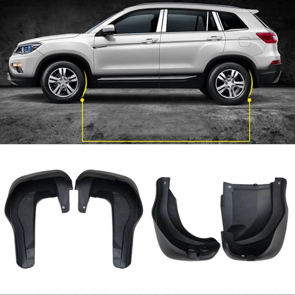 4 stk. Bil Foran Bak Skjold Mudguards Sprutvakt Tilbehør for Honda CRV 12-16