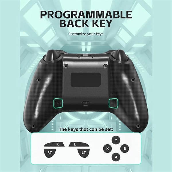 Trådløs spillekonsol med programmerbar Turbo-funktion Hall Trigger /LITE/PC/Android-konsol