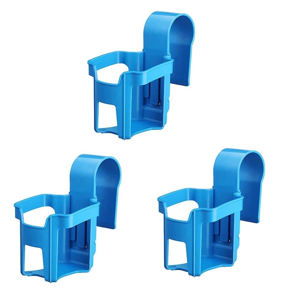 3-pack Plastkoppshållare för Pool, Hängande, Behållare, Krokar, För Drycker, Öl, Förvaring, Hyllor