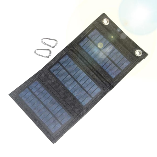 Type 1 4,5w 5v foldbar solcelleoplader med usb port bærbart solpanel Vandtæt kompakt solenergi telefonoplader til tablet laptop mobiltelefoner kamera