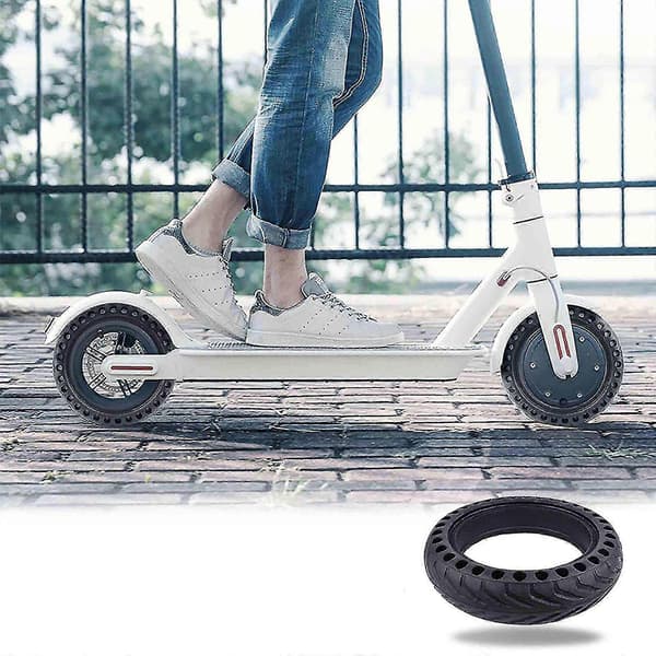 Solid gummidäck för scooter, bikakedäck, ersättning för Xiaomi 1s/m365/pro, starkt grepp, stötdämpande däck