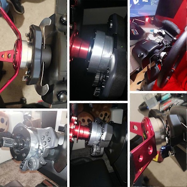 För Logitech G29 G920 G923 13/14 tum Ratt Adapterplatta 70mm PCD Racing Bil Spel Modifiering