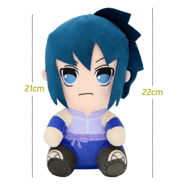 Naruto Plyslegetøjssæt Siddende Figurer Naruto Kakashi Sasuke Gaara 23cm Anime Samleobjekter