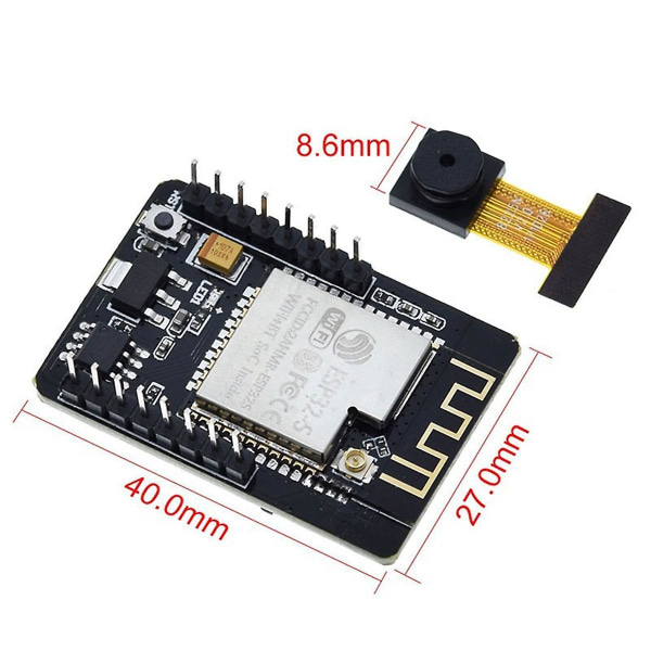 Esp32-cam Utvecklingskort Esp-32s Wifi Multifunktionsmodul Med Ov2640 Modul Wifi+bluetooth Mo