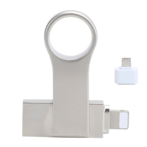 3-i-1 U Disk Nøglering Micro Flash Drive OTG 256GB Datalagring Egnet til Android Telefon