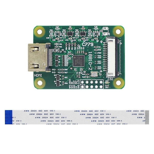 HDMI-kompatibel till Csi-2-adapter för Raspberry Pi-serien Stödjer 1080p25fps