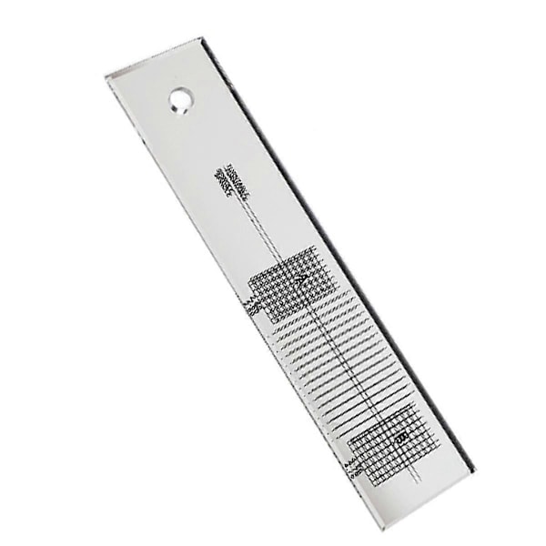 Pladespiller Justerings Protractor Værktøj, Phono Grammofon Kalibreringsmåler, LP Stylus Azimuth Justerings Lineal
