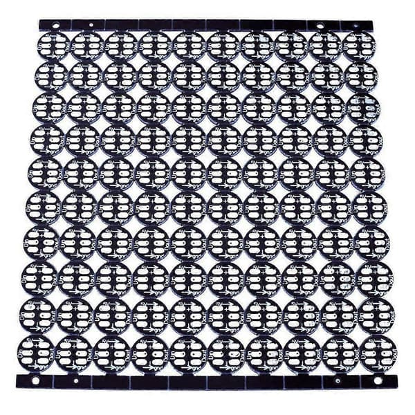 100 Stykker WS2812B WS2812 LED Chip & Køleplade 5V 5050 RGB WS2811 IC Indbyggede Pixel Moduler (Sort)