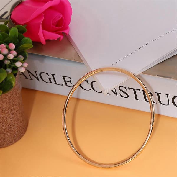 40 Pak 3 Tommer Guld Drømmfangerringe Metal Hoops Macrame Ring til Drømmfangere og Håndværk