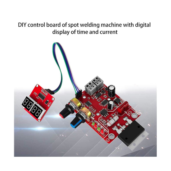 -d01 Punkt Svejsningsmaskine Kontrolkort Regulerer Tid Og Strøm Digital Display DIY Kontrolkort