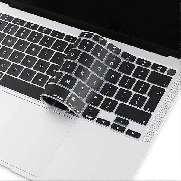Tangentbordsskydd Kompatibelt med MacBook Air 13 tum 2020 A2337 M1 A2179 Bakbelyst Magic Keyboard med Retina Display & Touch ID, Dammtätt Silikon K