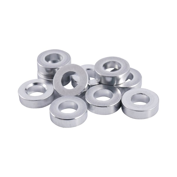 3D-skrivertilbehør Aluminiumsøyle Flat Pakning Bushings 3mm Aluminiumsbushings Aluminiumsstenger for OpenBuilds CNC Bygg 3D-skriver