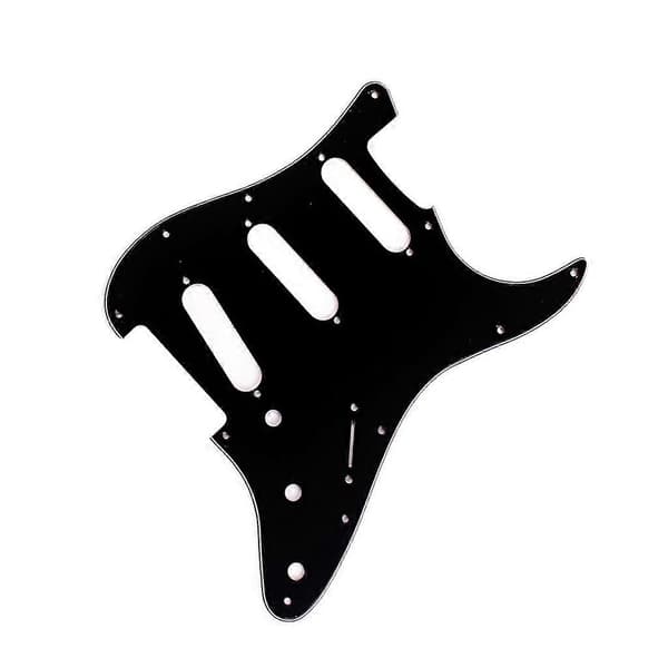 Elektrisk Gitar Pickguard 3Ply SSS Single Coil for Strat Style Moderne Gitardeler