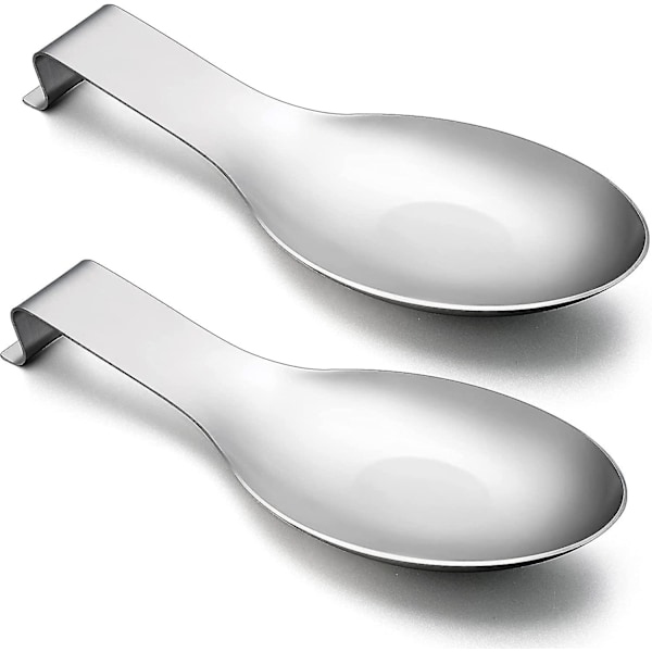 Stainless Steel Spoon Holder For Kitchen Counter, Cooking Tool Holder For Spoons, Spoons (silver) (2pcs)