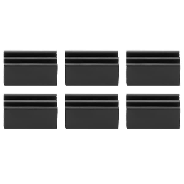20 stk. Aluminium CPU Køler Køleplade, Q8.5x8x16 Sort, til Industrielle Komponenter