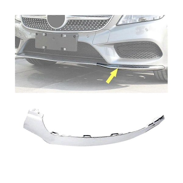 Frontfangerleppe Kinn Spoiler Splitter Karosserisett Passer for W218 2188851574 2188851674