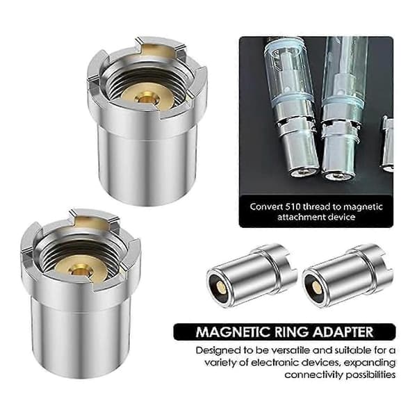 Kontakter 510 Adapter, Magnetisk Adapter Gängadapter Kit (16 st) - Yvan