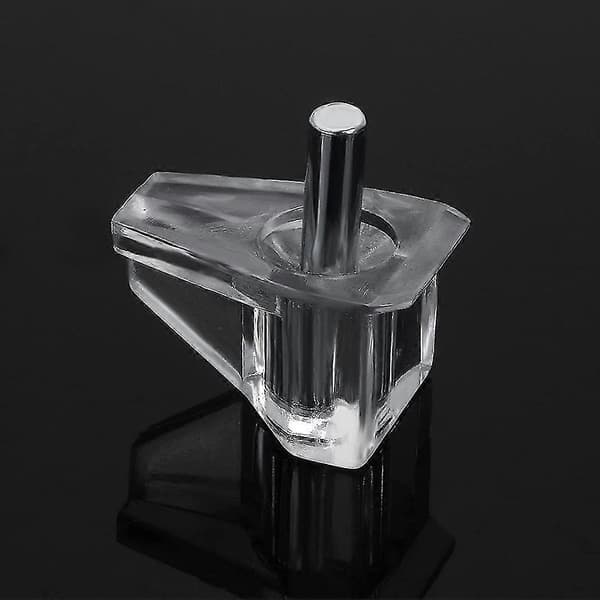 20 Stykker 3mm Hylleplugger - Klare Støtteplugger for Skaphyller - Holderplugger for Hyllestøtte