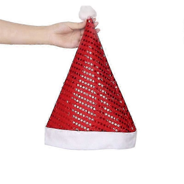 WJTG 3 st Paljettprydda Julhattar, Julhattar, Juldekorationer, JulklapparJ