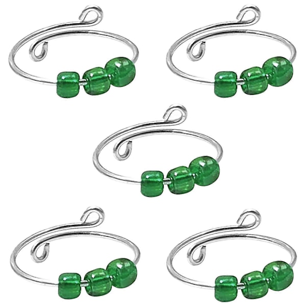 Enkel Spiral, Perler Roterer Fritt, Angstperlering, Passer for Kvinner
