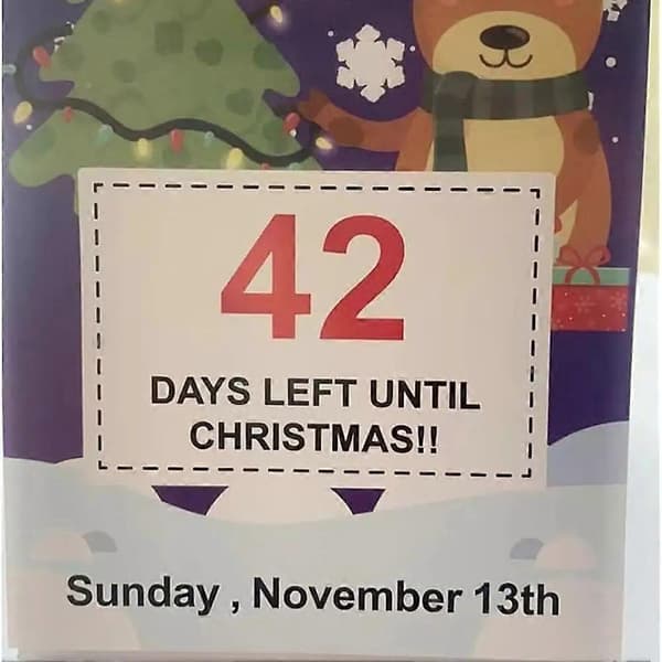 2024 100 Dages Julekalender - Bordkalender til Hjemmet