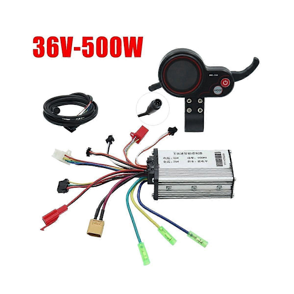 36V 500W Ohjain + MR-100 LCD-näyttöpaneeli sähkökäyttöön