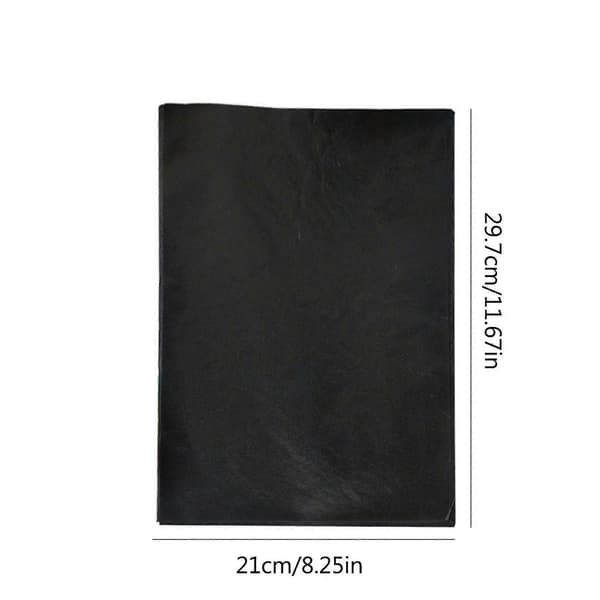A4-papper 50 ark/påse Transferpapper Grafit Kolmålning Kolbelagd Papper