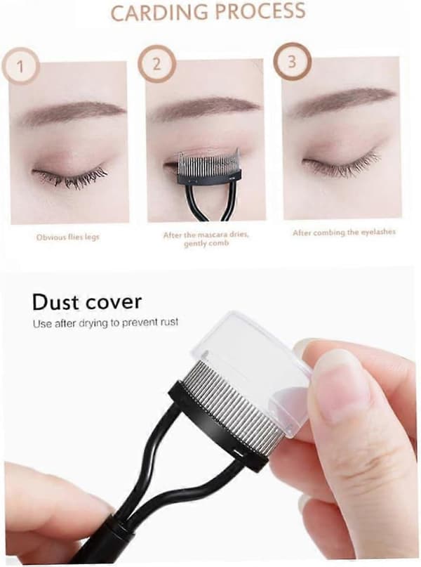 Øyenvippebørste Kam Vippekam Separator Øyenvippe Makeup Separator Øyenvippebøyer