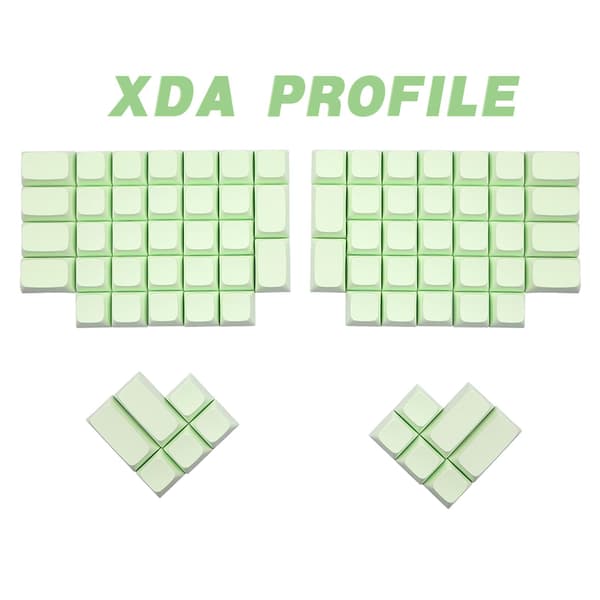 76 Taster PBT Keycap XDA Profil Uden Gravering Til Key Cover Til Ergodox MX Switch