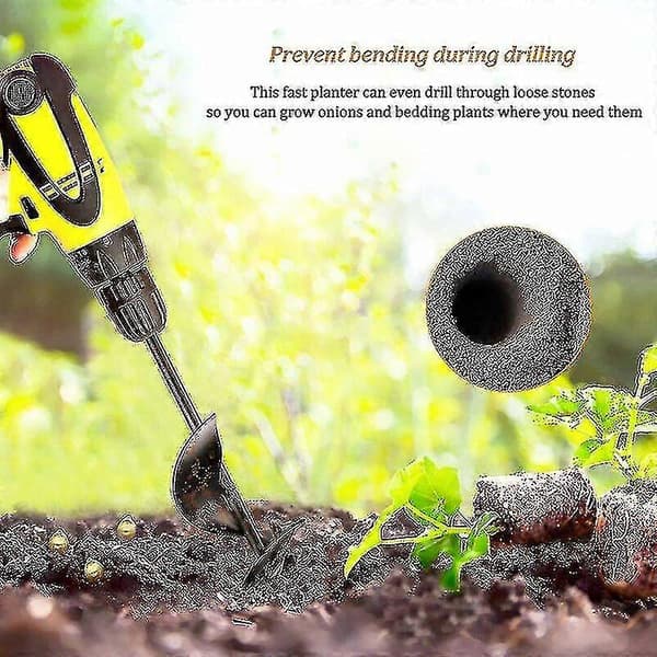 Spiral Jordborr - Trädgårdsverktyg för Plantering av Träd, Buskar, Borr och Plantering - 422cm