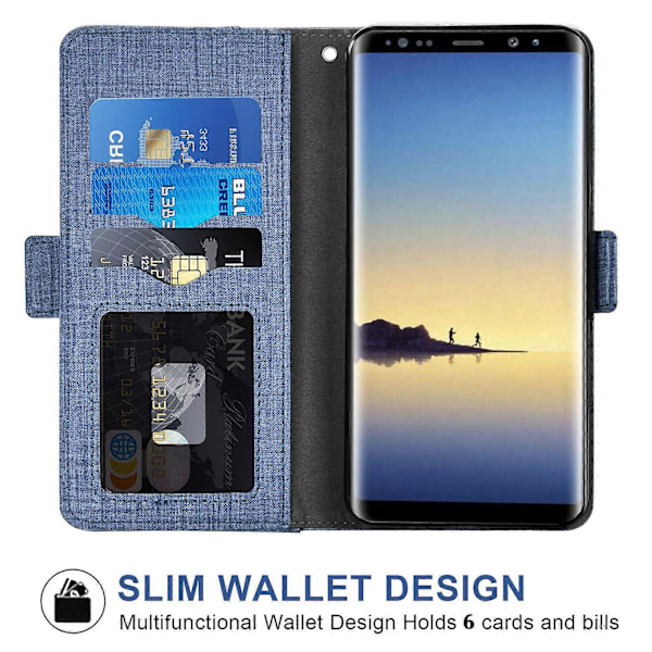 Plånboksfodral för Samsung Galaxy Note 10 Lite Blå Note 10 Lite