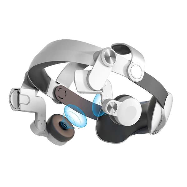 VR Hodestroppsett Profesjonell Komfortabel Lett Justerbar VR Headset Hodestropp Erstatning for Quest 2 Tilbehør