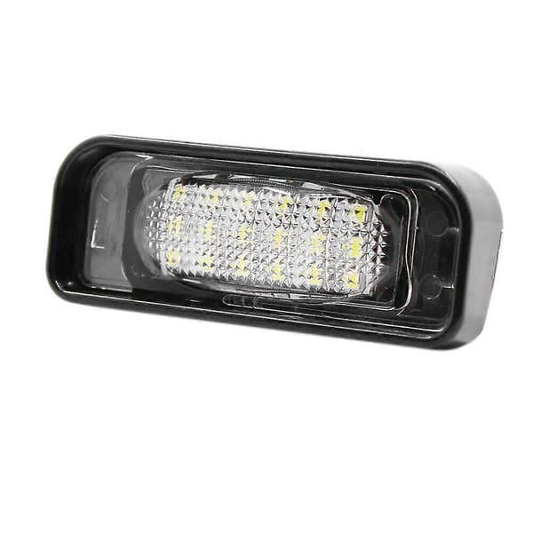 2 stk. Hvide LED Nummerpladelys Lampe til W220 S-klasse 1999-2005