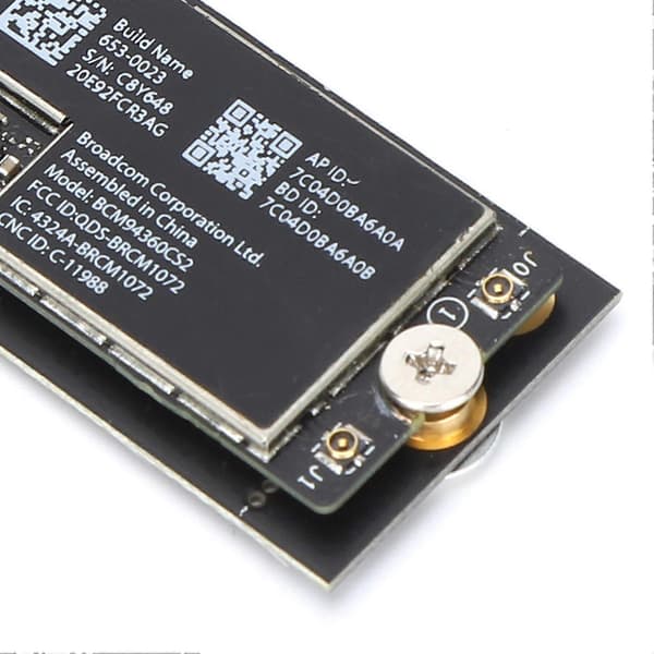 WiFi Adapter Dual Frekvens 2.4Ghz/5Ghz 300Mbps/867Mbps Trådløs Netværksforbindelse til Macbook/Hackintosh. Uden Antenne