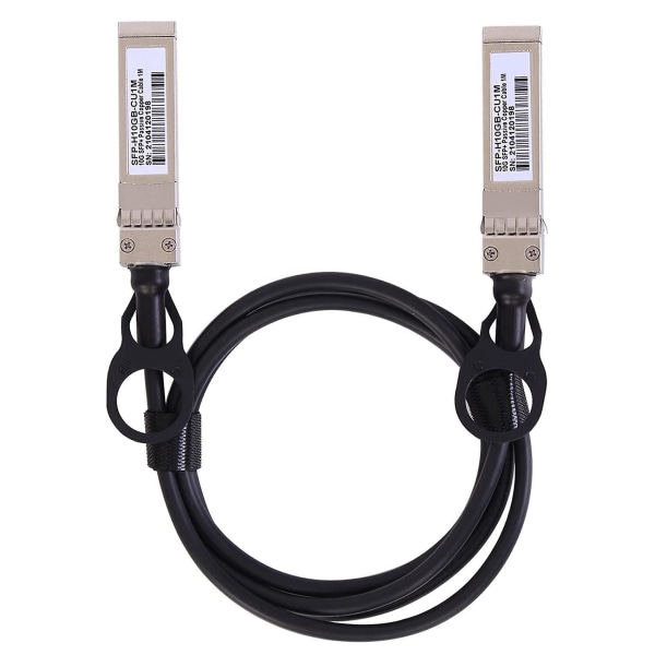 10G SFP+ Twinax-kabel, direkte tilsluttet kobber(DAC) 10GBASE SFP passivt kabel til SFP-H10GB-CU1M, Ubiquiti, D-Link(1M)