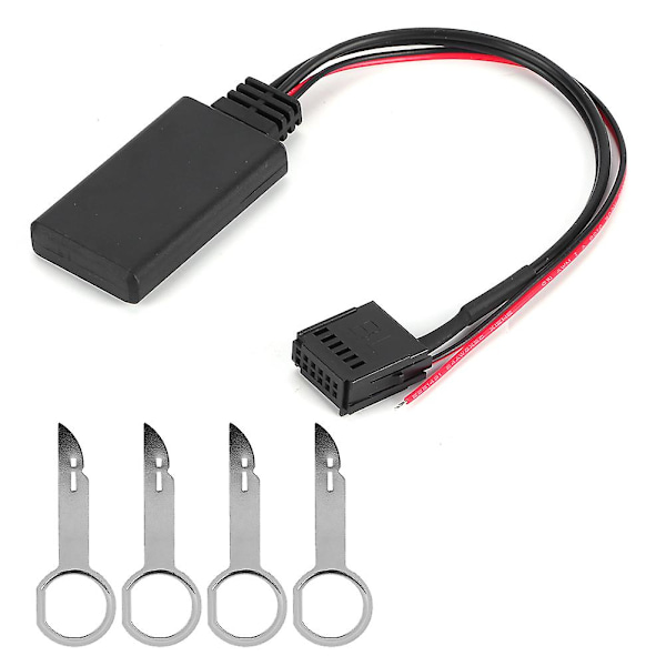 Auto Bluetooth -moduuli AUX-IN -johto langaton audiosovitin sopii Ford Focu -autoon.