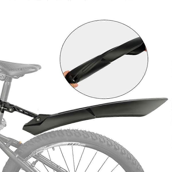 Stänkskärm cykeltillbehör vattenavvisande plast fram och bak 2 stycken
