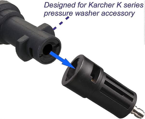 Adapter för högtryckstvätt Kompatibel med Kärcher Högtryckstvätt Ersättningstillbehör 1/4\" snabbkoppling